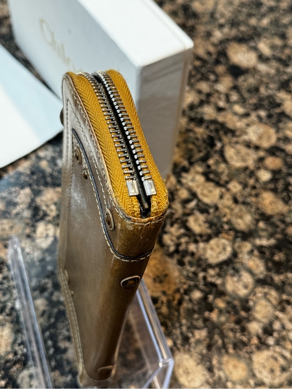 Chloe Paddington Long PORTEFEUIL Gold wallet - Picture 7 of 13